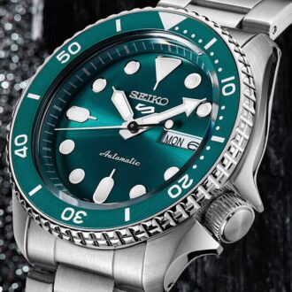 5 Sports 42,5 mm Mecânico Prateado/Verde