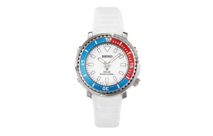 Prospex Quartz SUT407P1 Azul/Vermelho/Branco