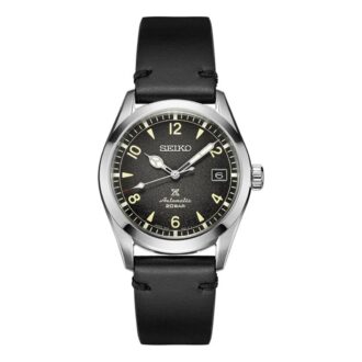Relógio analógico Seiko Prospex Alpinist “Preto Prateado”