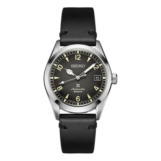 Relógio analógico Seiko Prospex Alpinist “Preto Prateado”