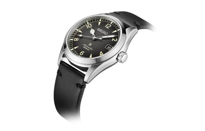 Relógio analógico Seiko Prospex Alpinist “Preto Prateado”