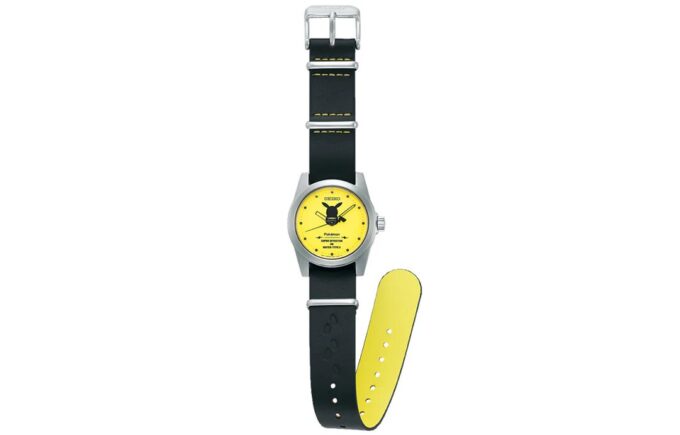 Relógio de edição limitada Pokémon Pikachu Crossover Amarelo Preto