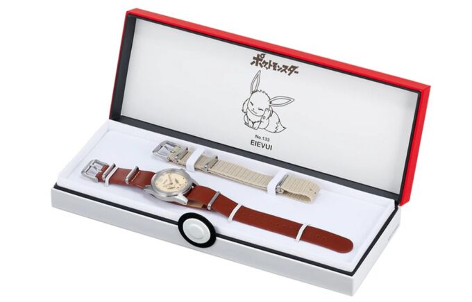 Relógio Pokémon Pikachu Crossover Limited Castanho