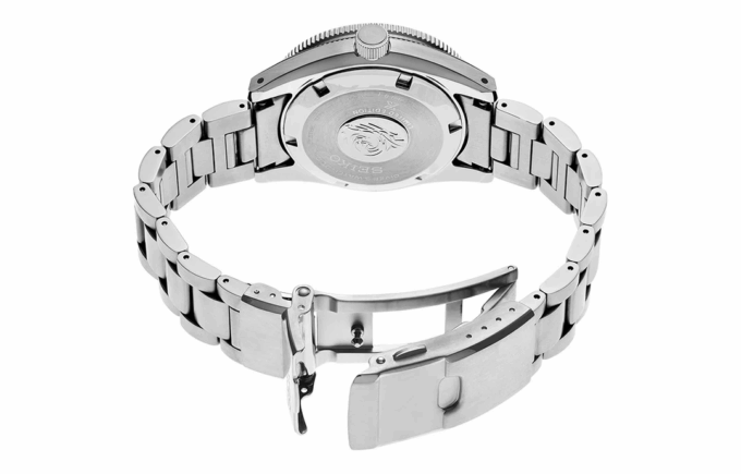 Relógio Prospex Série 140.º Aniversário Edição Limitada Mecânico Mostrador Branco Faixa Azul Aço