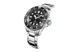 Relógio Solar Casual Black Warrior de 200 m