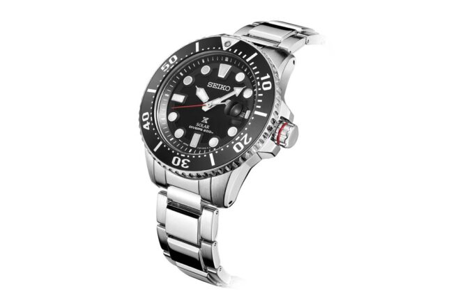 Relógio Solar Casual Black Warrior de 200 m