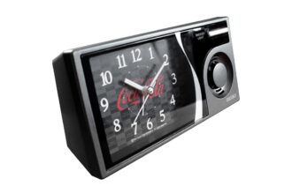 Seiko x Coca-Cola Despertador com Música Silenciável Preto/Cinzento