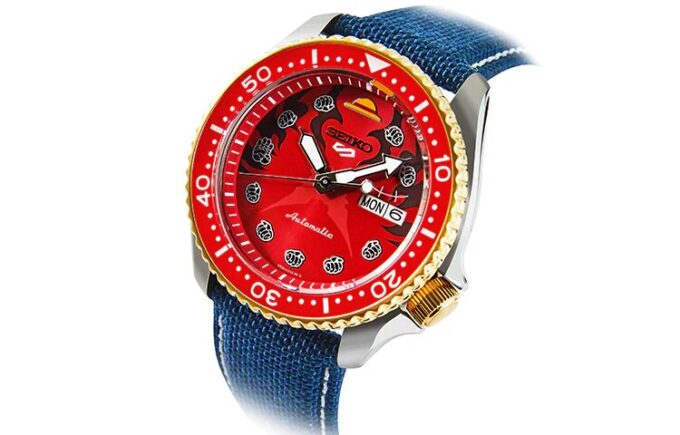 SEIKO X ONE PIECE 5 Sports Watch “Monkey D. Luffy Regular Box”