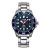 Seiko X PADI Eco Drive Prateado/Azul