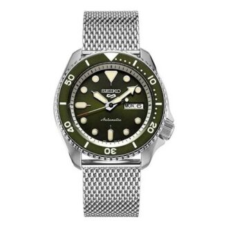 Série 5 100 à prova de água / Desportivo mecânico verde