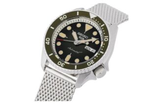 Série 5 100 à prova de água / Desportivo mecânico verde
