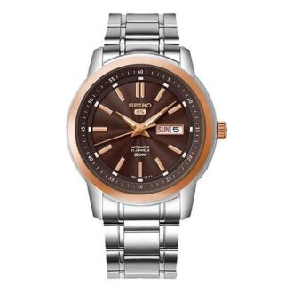 Série n.º 5 Relógio mecânico automático com bracelete em aço