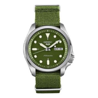 Série N.º 5 Relógio mecânico automático à prova de água Verde