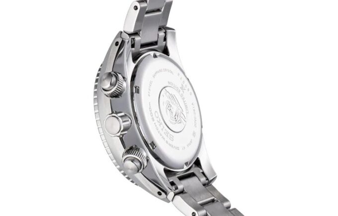 Série Presage Edição Limitada do 140.º Aniversário Relógio Solar à Prova de Água com Bracelete em Aço Japonês