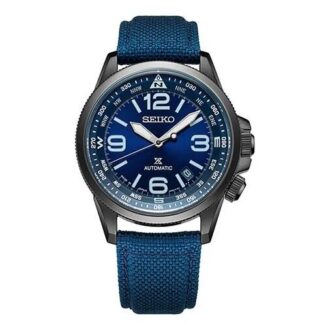 Série Prospex Outdoor, relógio mecânico azul à prova de água