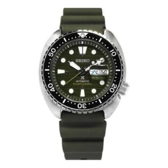 Série PROSPEX Seiko Prospex Turtle 4R36 Relógio de pulso 45 mm Verde