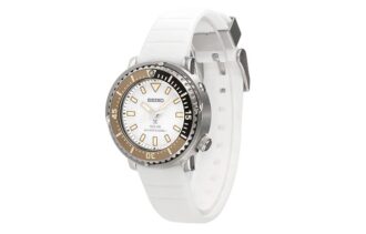 Série Prospex Solar Quartz Edição Limitada de Natal Branco
